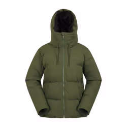 Mountain Warehouse Womens/Ladies Cosy Extreme Short Down Jacket - 18 UK, Khaki Green