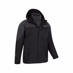 Mountain Warehouse Mens Storm III 3 in 1 Waterproof Jacket