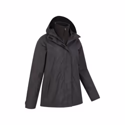 Mountain Warehouse Womens/Ladies Fell II 3 In 1 Jacket - 24 UK, Black