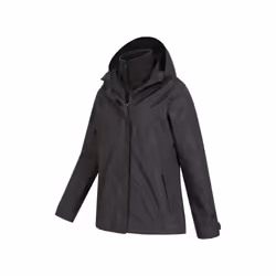 Mountain Warehouse Womens/Ladies Fell II 3 In 1 Jacket - 24 UK, Black