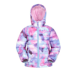Mountain Warehouse Childrens/Kids Seasons Watercolour Padded Jacket - 13 Years, Dark Purple
