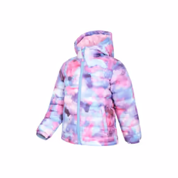 Mountain Warehouse Childrens/Kids Seasons Watercolour Padded Jacket - 13 Years, Dark Purple
