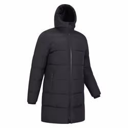 Mountain Warehouse Mens Vortex Longline Padded Jacket - XS, Black