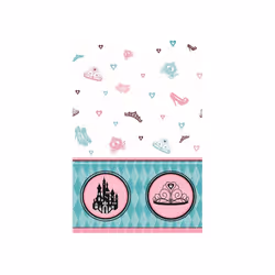 Unique Party Plastic Fairytale Princess Party Table Cover
