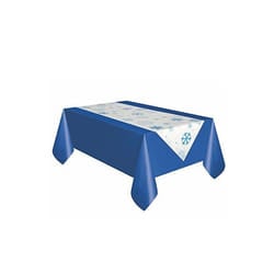 Unique Party Plastic Snowflake Christmas Party Table Cover