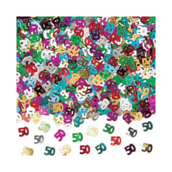 Amscan Number 50 Metallic Confetti