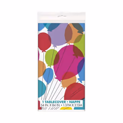 Unique Party Plastic Balloons Party Table Cover