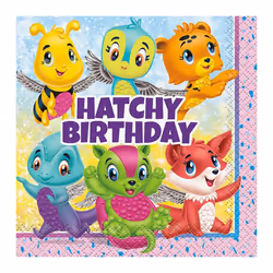 Hatchimals Paper Disposable Napkins (Pack of 16)