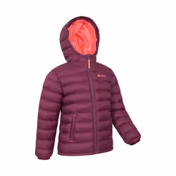 Mountain Warehouse Childrens/Kids Seasons II Padded Jacket - 11-12 Years, Berry