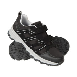 Mountain Warehouse Childrens/Kids Cannonball Walking Shoes - 4 UK, Jet Black