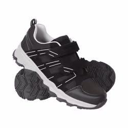 Mountain Warehouse Childrens/Kids Cannonball Walking Shoes - 5 UK, Jet Black