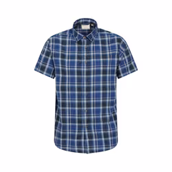 Mountain Warehouse Mens Weekender Shirt - S, Bright Blue