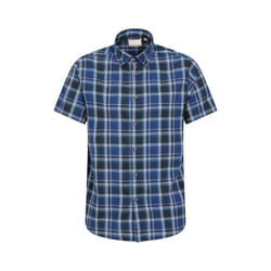 Mountain Warehouse Mens Weekender Shirt - XXL, Bright Blue