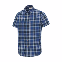 Mountain Warehouse Mens Weekender Shirt - XXL, Bright Blue