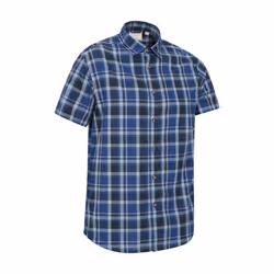 Mountain Warehouse Mens Weekender Shirt - XXL, Bright Blue