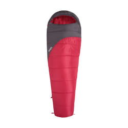 Mountain Warehouse Summit 300 Right Zip Mummy Sleeping Bag - 200cm, Dark Red