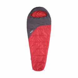 Mountain Warehouse Summit 300 Right Zip Mummy Sleeping Bag - 200cm, Dark Red