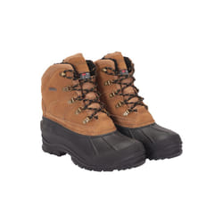 Mountain Warehouse Mens Range Cow Suede Snow Boots - 7 UK, Dark Beige