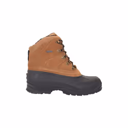 Mountain Warehouse Mens Range Cow Suede Snow Boots - 8 UK, Dark Beige