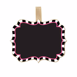 Amscan Chalk Board Tea Party Chalkboard Sign (Pack of 8)