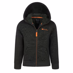 Mountain Warehouse Childrens/Kids Nevis Faux Fur Lined Hoodie - 5-6 Years, Green