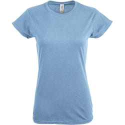 Gildan Womens/Ladies Softstyle Midweight T-Shirt - XXL, Sapphire Blue