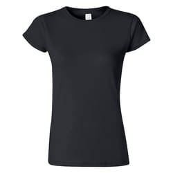 Gildan Womens/Ladies Softstyle Midweight T-Shirt - XXL, Pitch Black