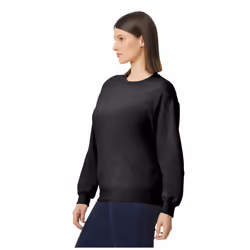 Gildan Unisex Adult Softstyle Fleece Midweight Pullover - XXL, Black