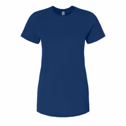 Gildan Womens/Ladies Softstyle CVC T-Shirt - XXL, Navy Mist