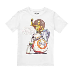 Star Wars Childrens/Kids Droid Squad Droid T-Shirt - 12-13 Years, White