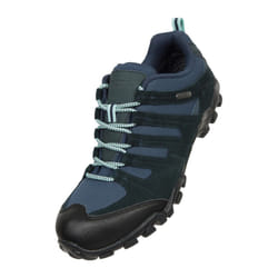 Mountain Warehouse Womens/Ladies Belfour Suede Waterproof Walking Shoes - 8 UK, Navy
