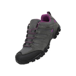 Mountain Warehouse Womens/Ladies Belfour Suede Waterproof Walking Shoes - 4 UK, Grey