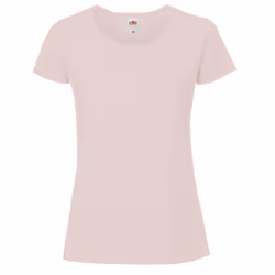 Fruit Of The Loom Womens/Ladies Ringspun Premium T-Shirt - XS, Powder Rose
