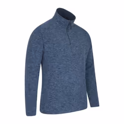 Mountain Warehouse Mens Snowdon II Fleece Top - XXL, Navy