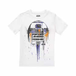 Star Wars Childrens/Kids R2-D2 Drips T-Shirt - 7-8 Years, White