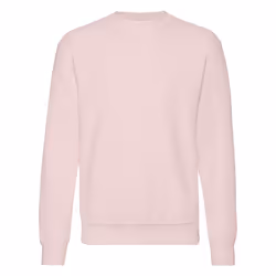 Fruit Of The Loom Mens Set-In Belcoro Yarn Sweatshirt - L, Powder Rose