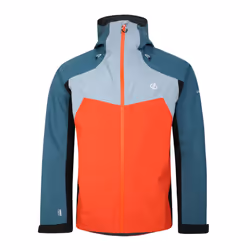 Dare 2B Mens Cornice Waterproof Jacket - XL, Trail Blaze Orange/Slate Grey