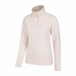 Mountain Warehouse Womens/Ladies Idris Half Zip Fleece Top - 12 UK, Beige
