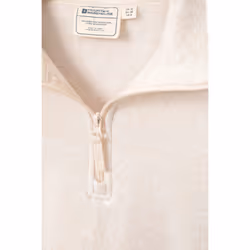 Mountain Warehouse Womens/Ladies Idris Half Zip Fleece Top - 12 UK, Beige
