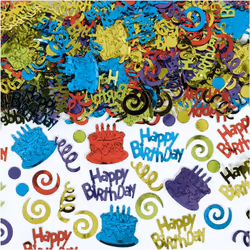 Amscan Foil Happy Birthday Confetti