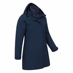 Mountain Warehouse Womens/Ladies Alaskan Long 3 in 1 Jacket - 12 UK, Navy