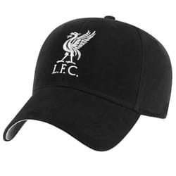 Liverpool FC Unisex Adult Core Cap - One Size, Black/White