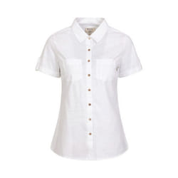 Mountain Warehouse Womens/Ladies Coconut Short-Sleeved Shirt - 20 UK, White