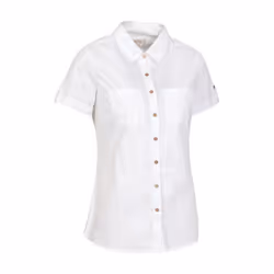 Mountain Warehouse Womens/Ladies Coconut Short-Sleeved Shirt - 20 UK, White