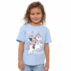 Disney Girls You Are Magical Minnie Mouse T-Shirt - 3-4 Years, Light Blue