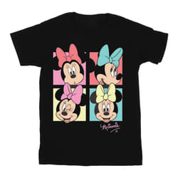 Disney Girls Minnie Mouse Bow T-Shirt - 3-4 Years, Charcoal