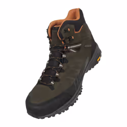 Mountain Warehouse Mens Extreme Rockies Leather Walking Boots - 13 UK, Khaki Green