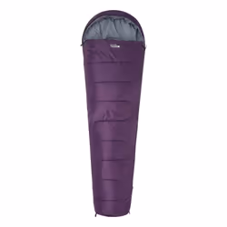 Mountain Warehouse Unisex Adult Basecamp 250 Summer Mummy Sleeping Bag - One Size, Purple