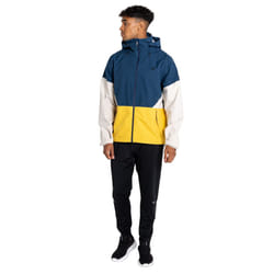 Dare 2B Mens Terrain Waterproof Jacket - XXL, Moonlight Denim/Ceylon Yellow