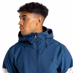 Dare 2B Mens Terrain Waterproof Jacket - XXL, Moonlight Denim/Ceylon Yellow